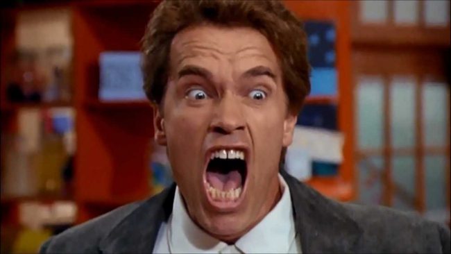 It’s a tough first day for Arnold Schwarzenegger who plays an undercover cop pretending to be a kindergarten teacher to track a notorious criminal in Kindergarten Cop (1990). After the kids run amok in the classroom, Mr. Kimble (Arnold Schwarzenegger) loses his temper, and probably his sanity. After screaming for the kids to “Shut up,” […]