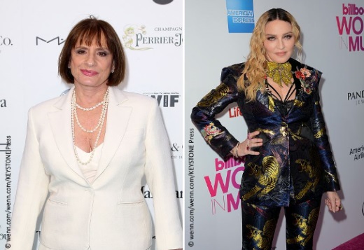 Left: Patti Lupone Right: Madonna