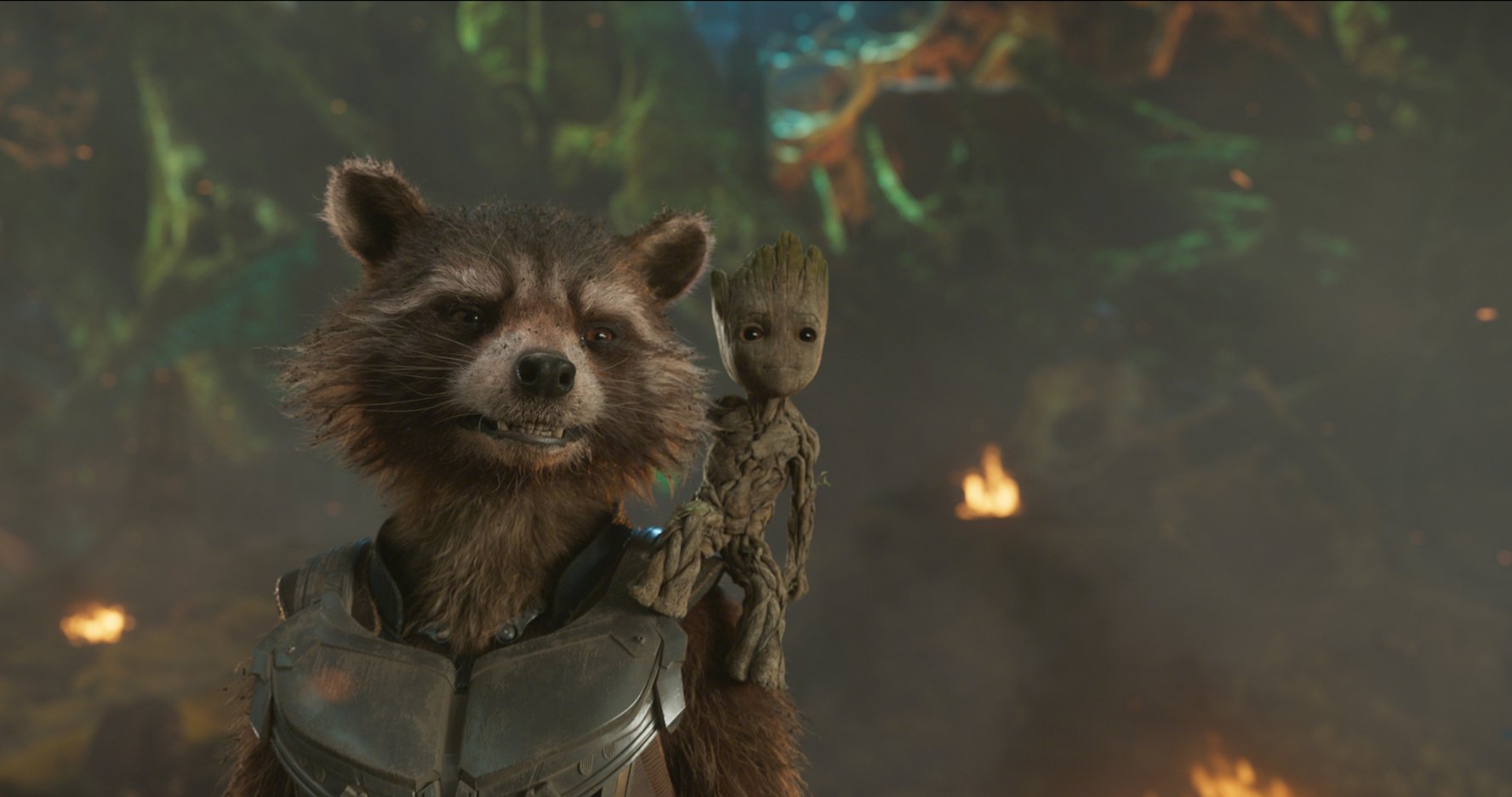 Rocket and Baby Groot