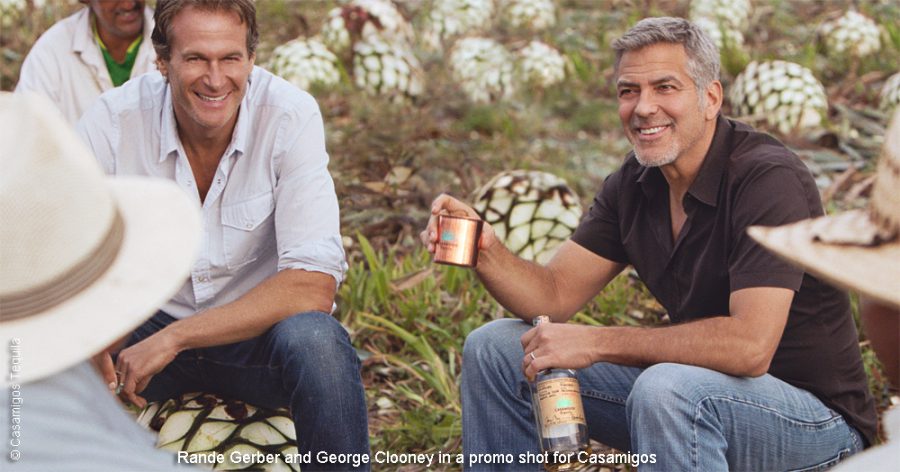 Rande Gerber and George Clooney