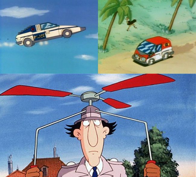 Another cartoon classic, Inspector Gadget and his Gadgetmobile delighted the imaginations of kids! Fast, fun and able to transform in a flash, the Gadgetmobile really got Gadget to “Go, Gadget, go!” A perfect match for its quirky and convertible driver.