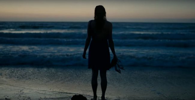 Jane’s flashback scene in which she’s running on the beach in a blue dress was also filmed on Del Monte Beach at sunset hour.