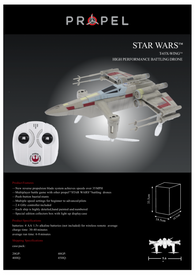  T-65 X-wing Starfighter info