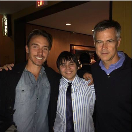 Rob Stewart, Jonah Bryson and Jim Toomey at Blue Film Festival