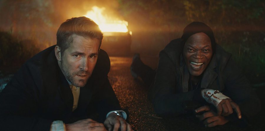 Ryan Reynolds and Samuel L. Jackson in The Hitman’s Bodyguard