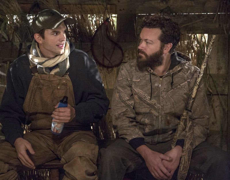 Ashton Kutcher and Danny Masterson in The Ranch