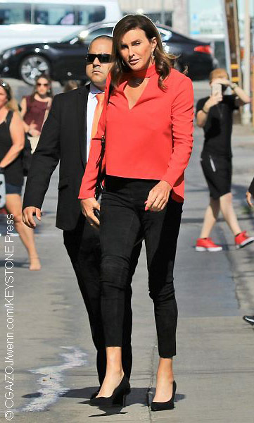 Caitlyn Jenner with bodyguard