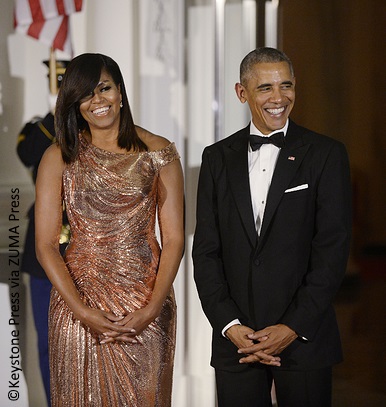 Michelle and Barack Obama