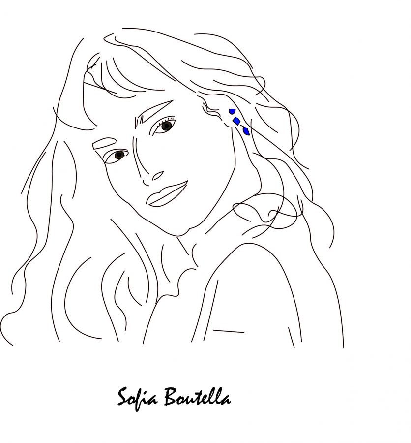 Sofia Boutella Illustration by Ari Derin