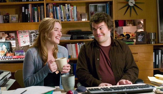 The Holiday sees lonely journalist Iris (Kate Winslet) fall in love with goofy composer Miles (Jack Black). They say opposites attract, but this romance was just too strange to believe. Their onscreen chemistry felt more friendly than romantic.