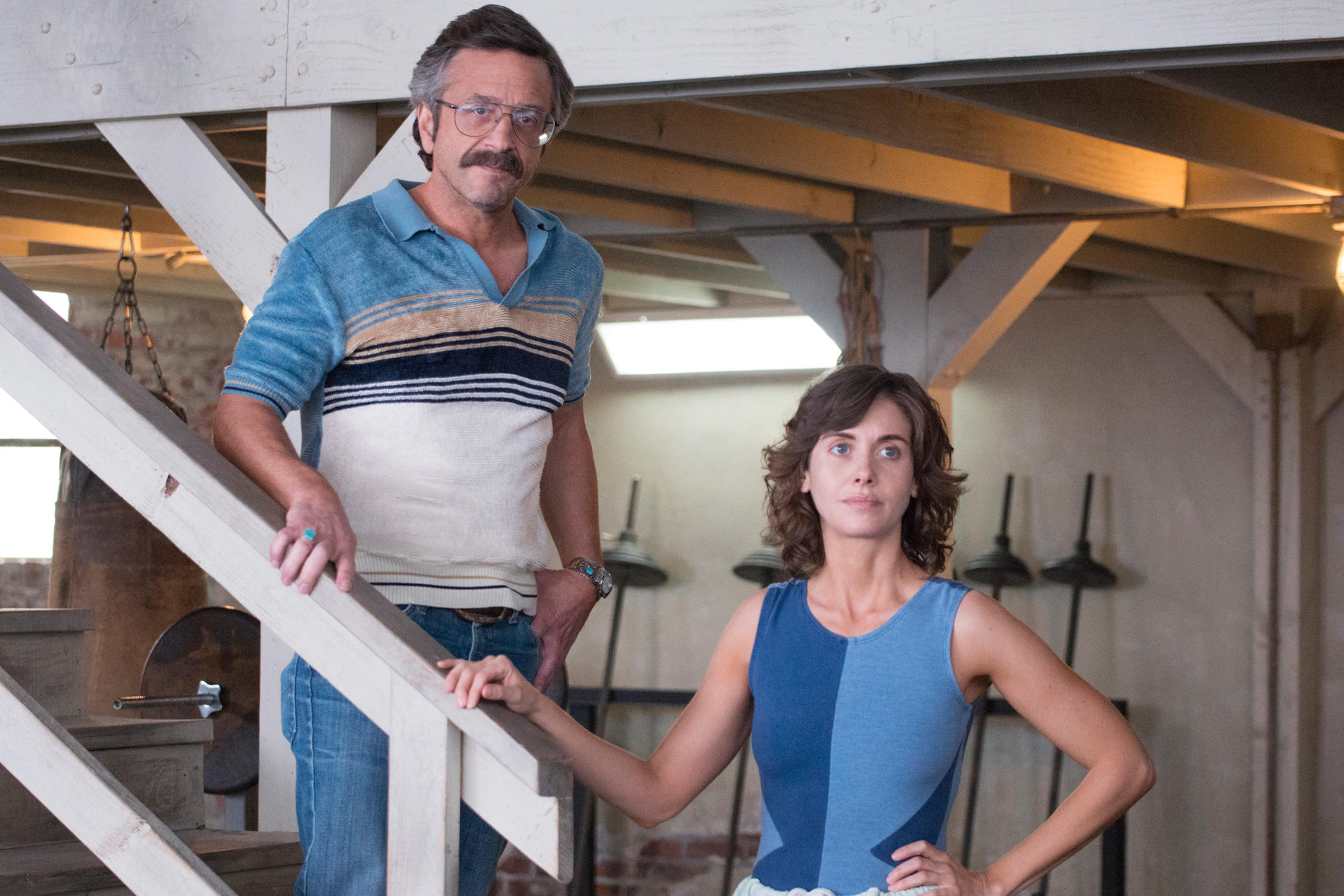 Marc Maron and Alison Brie in Netflix's GLOW 