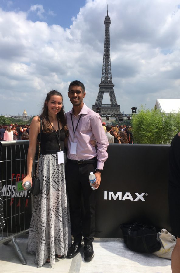 Daniel Pokhoy and Claire Mireille Murray in Paris