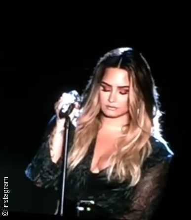 Demi Lovato onstage