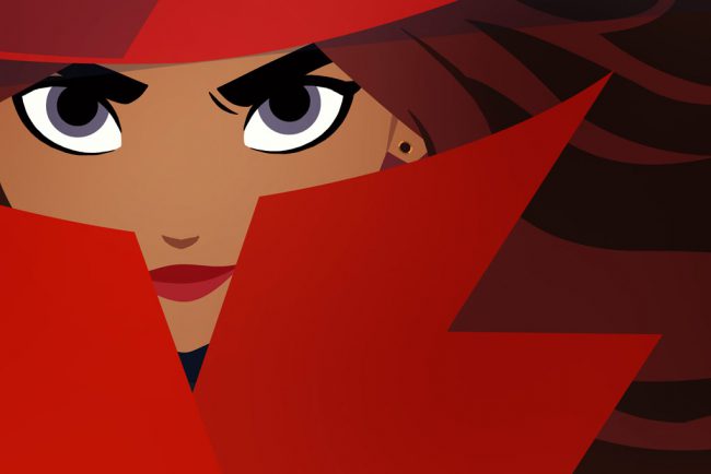 Carmen Sandiego (voice of Gina Rodriguez) returns in this animated series that follows her new international capers as well as past escapades that led to her becoming a super thief.