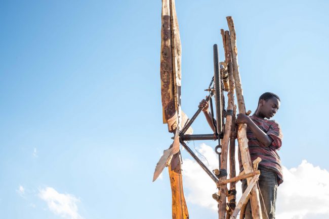 After reading about it in a library book, William Kamkwamba (Maxwell Simba), 13, builds a wind turbine to save the people in his village in Malawi from famine. Based on a true story, the film is adapted from Kamkwamba’s book by Oscar-nominated actor Chiwetel Ejiofor, who also directed the film and plays a lead role.