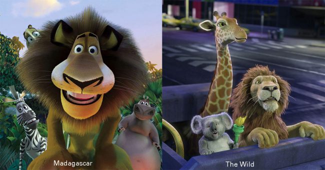 Time difference: 11 months apart. Disney and DreamWorks would clash once again between 2005 and 2006 with their animal-centric CGI- animated films. In 2005 DreamWorks would release the colorfully animated film Madagascar about New York zoo animals shipped off to the jungle and learn to adjust to living in the wild. Less than a year […]