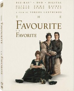 The Favourite on Blu-ray and DVD
