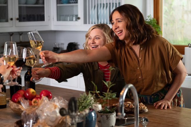 When Abby (Amy Poehler) gets her old group of friends back together for the first time in years to celebrate their friend Rebecca’s (Rachel Dratsch) 50th birthday, she plans a perfect girls weekend in Napa Valley.