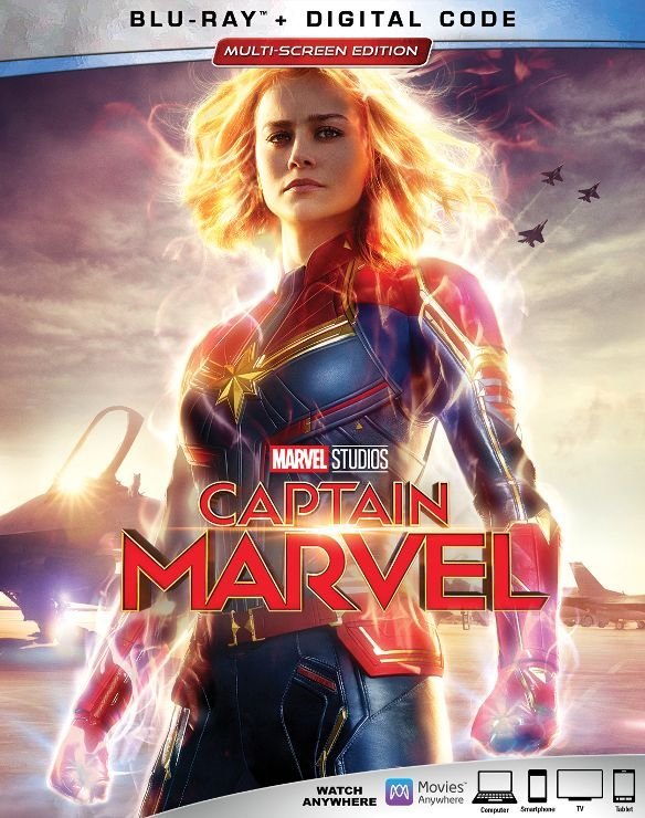 Captain Marvel on Blu-ray