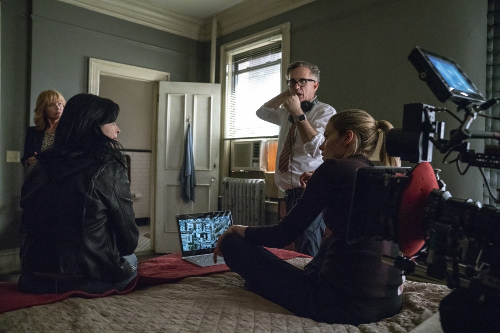 Rebecca De Mornay, Krysten Ritter, Rachael Taylor with director Stephen Surjik