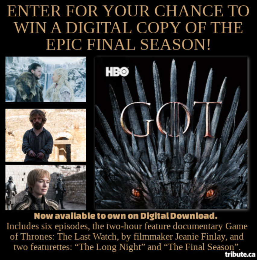 Game of Thrones digital contest
