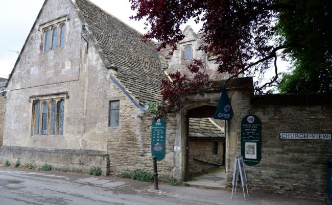 Although the village of Downton is within walking distance of Downton Abbey on the show, the village of Bampton is 30 miles from Highclere Castle. The entrance to the Downtown Cottage Hospital (pictured here) is actually the Bampton Library, and only the exterior is used for the show. 