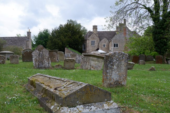 Many Downton Abbey scenes have taken place in this churchyard, where Matthew, Sybil, William and Lavinia are buried.
