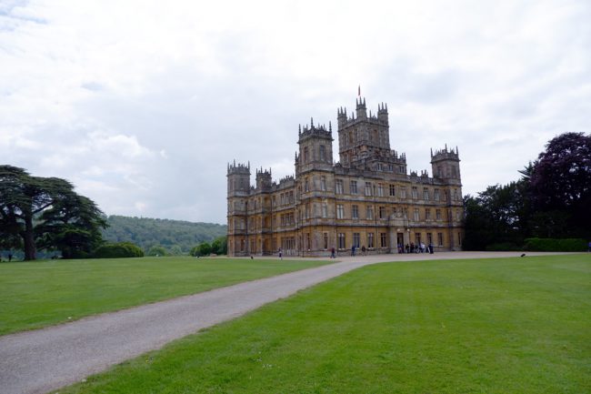 As you walk up the gravel drive to the house, the beauty of the centuries-old building is breathtaking. The familiar view that Downton Abbey fans have grown accustomed to is even more impressive in person.  