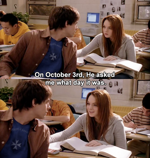 October 3 Mean Girls Meme