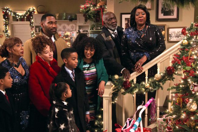 In this special episode of the Netflix series Family Reunion, M’Dear (Loretta Devine) and her sisters struggle to keep their singing act together before a church Christmas pageant, while Grandpa teaches the kids a valuable lesson.