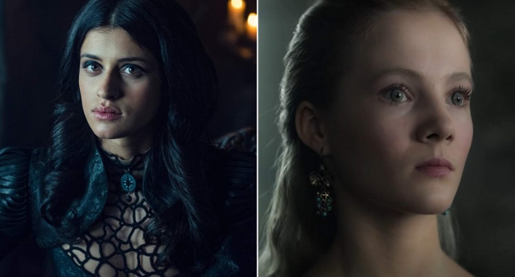 Anya Chalotra, Freya Allan in The Witcher