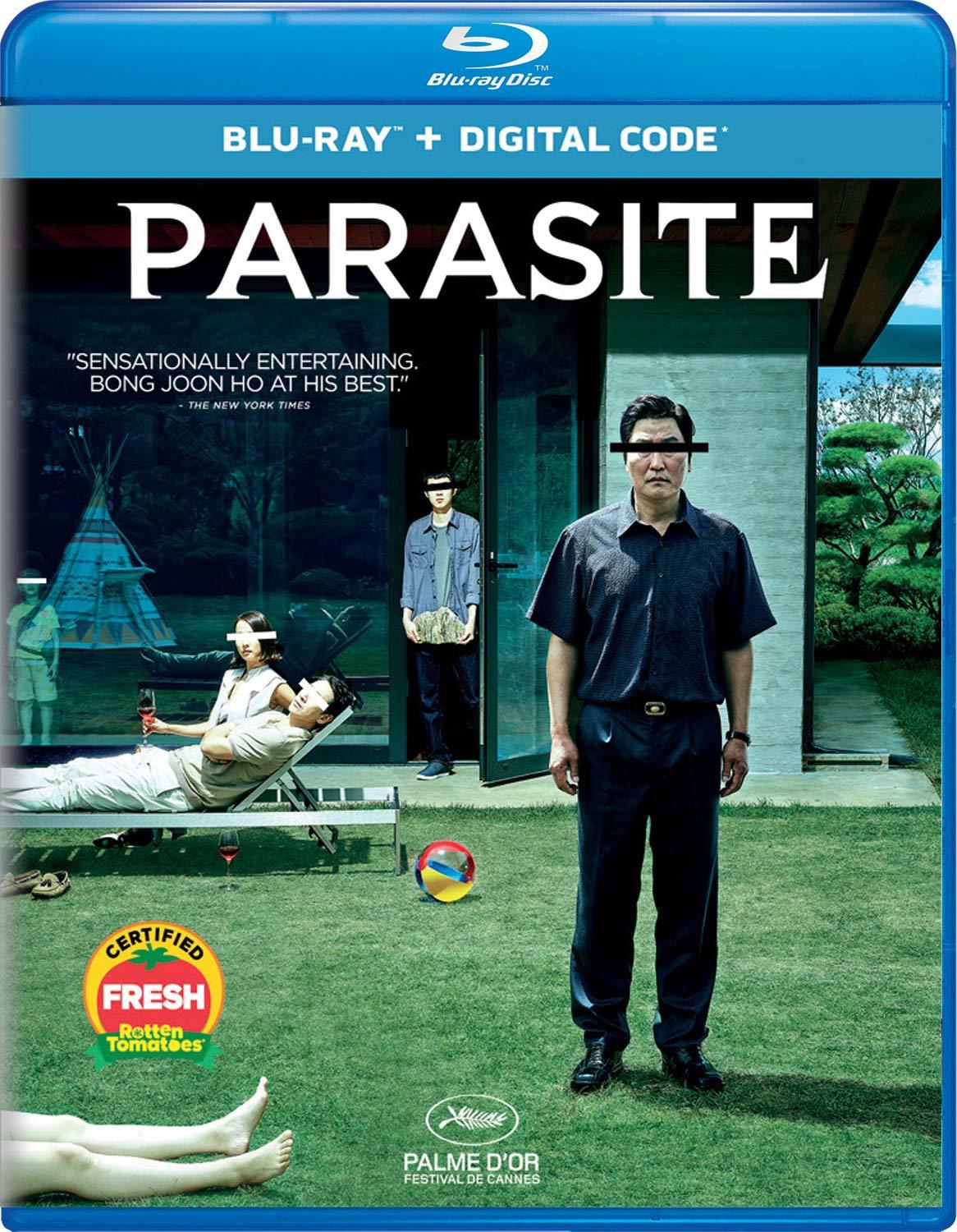 Parasite, now available to own on Blu-ray and Digital