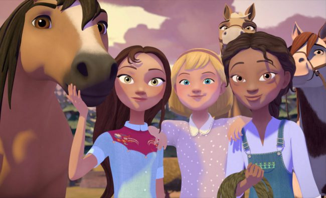 A new chapter begins for Lucky and her friends as they leave Miradero behind to live and learn at the prestigious Palomino Bluffs Riding Academy.