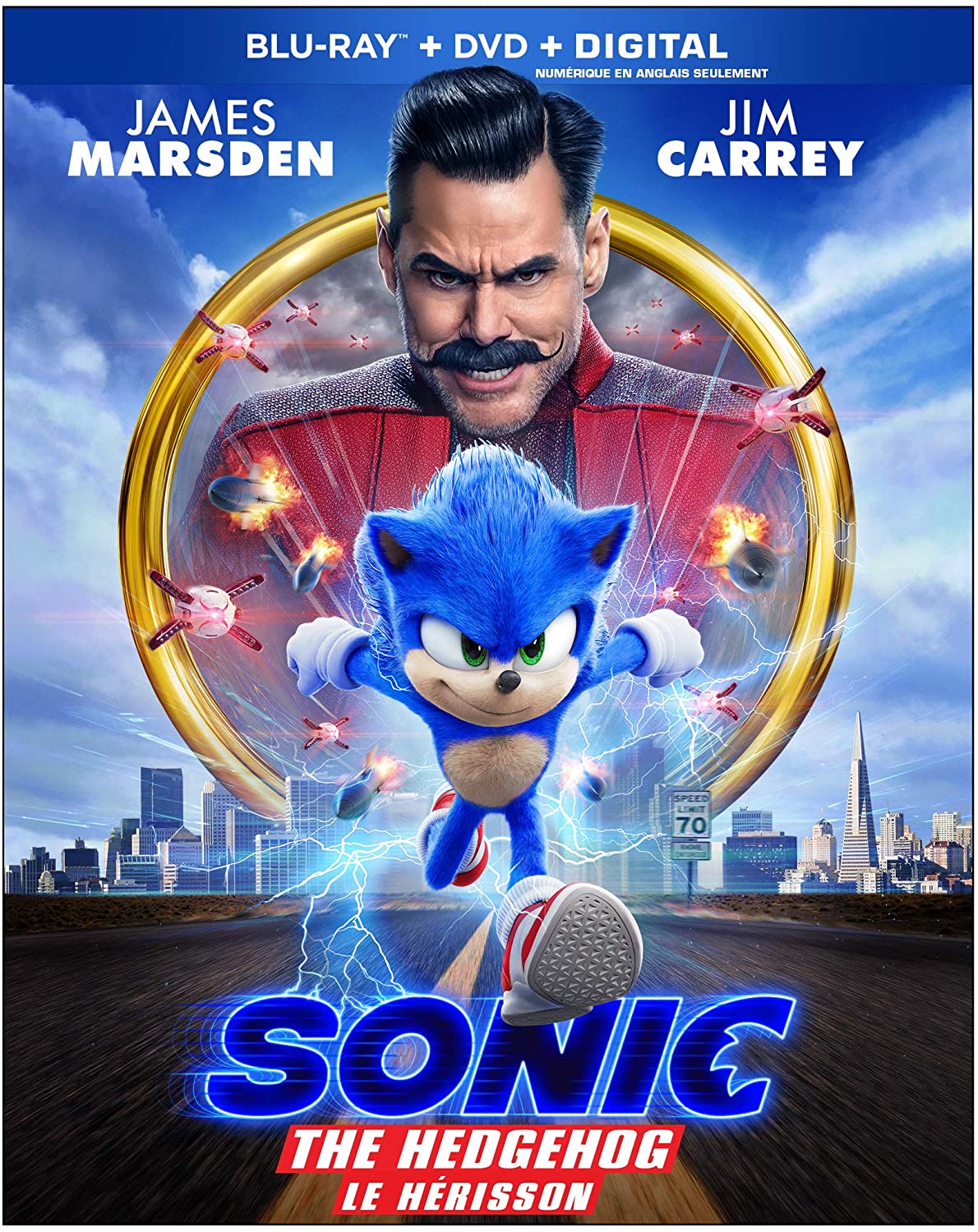 Sonic the Hedgehog on Blu-ray and DVD