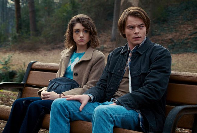 Charlie Heaton and Natalia Dyer took their love off-screen after playing on-screen couple Nancy Wheeler and Jonathan Byers on the Netflix series Stranger Things in 2016. They kept it private in the beginning, playing coy with reporters asking about their relationship. The couple had been spotted together throughout the year, finally making their relationship red […]