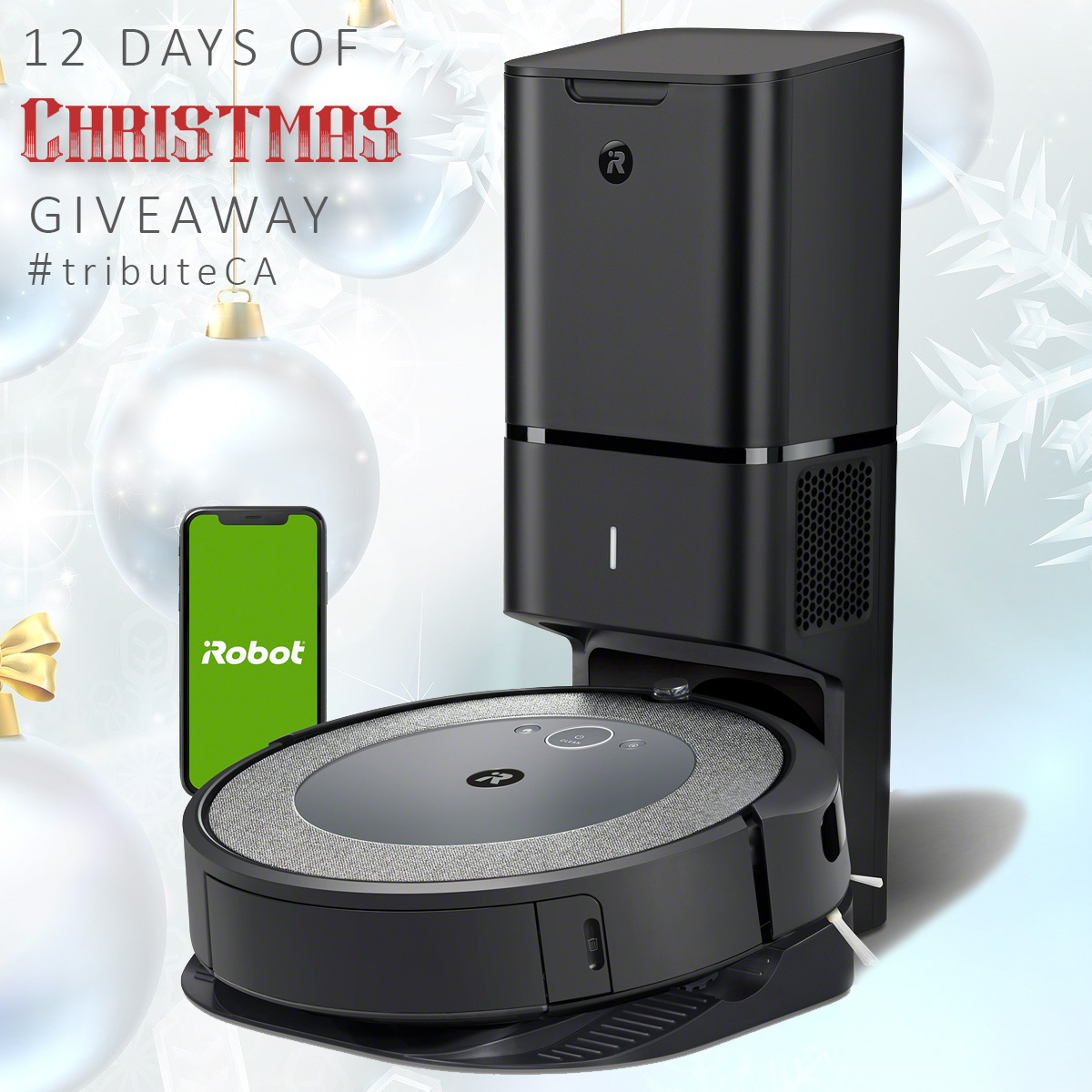 12 Days of Christmas giveaway: Day 1 – iRobot Roomba i3+, value $750 « Celebrity Gossip and ...