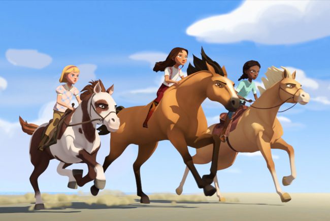 Lucky and her friends go on a mission to save Maricela’s beloved mare, Mystery, from greedy horse thieves who’ve taken her captive, along with a wild herd.