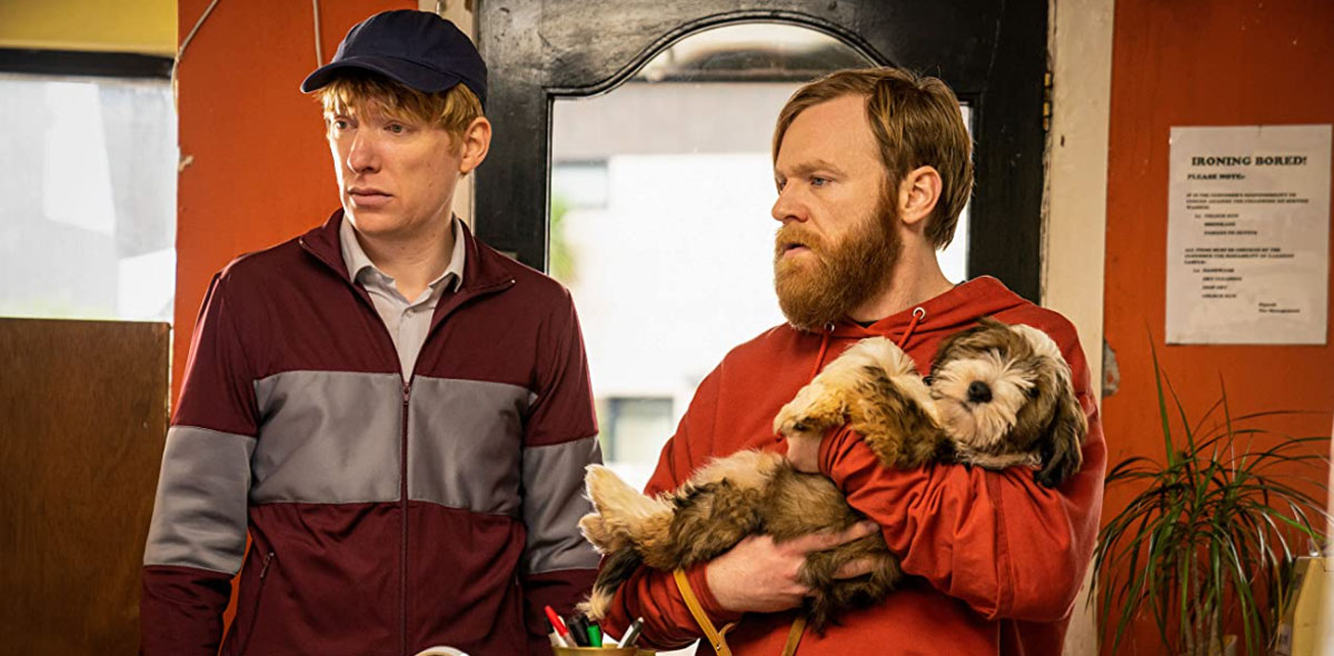 Domhnall Gleeson and Brian Gleeson in Frank of Ireland