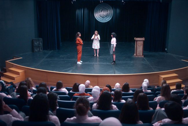 A group of outcasts who are bullied at the prestigious Al Rawabi School for Girls plot a series of risky takedowns to get back at their tormentors.