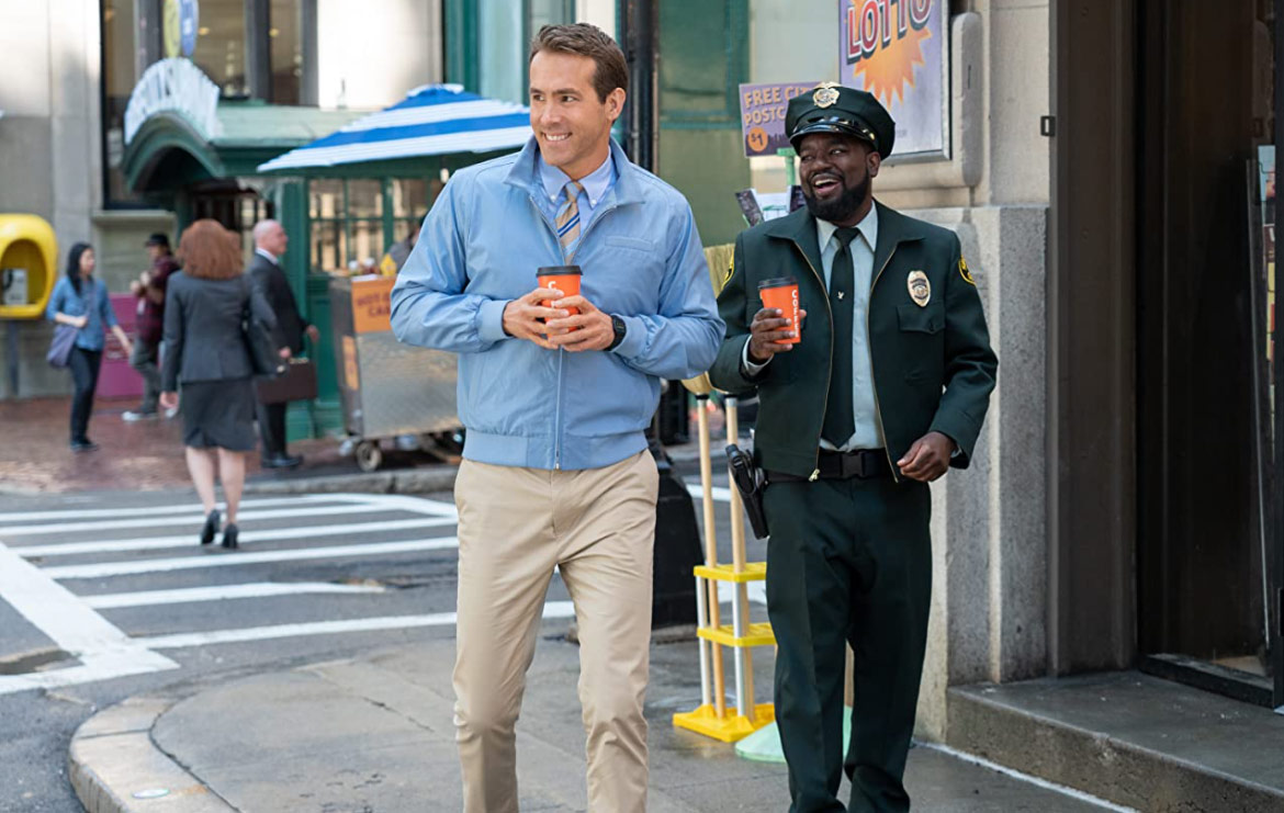 Ryan Reynolds and Lil Rel Howery in Free Guy