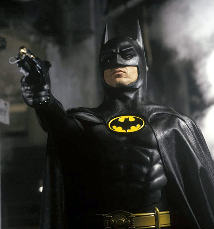 Michael Keaton as Batman 1989 Warner Bros.