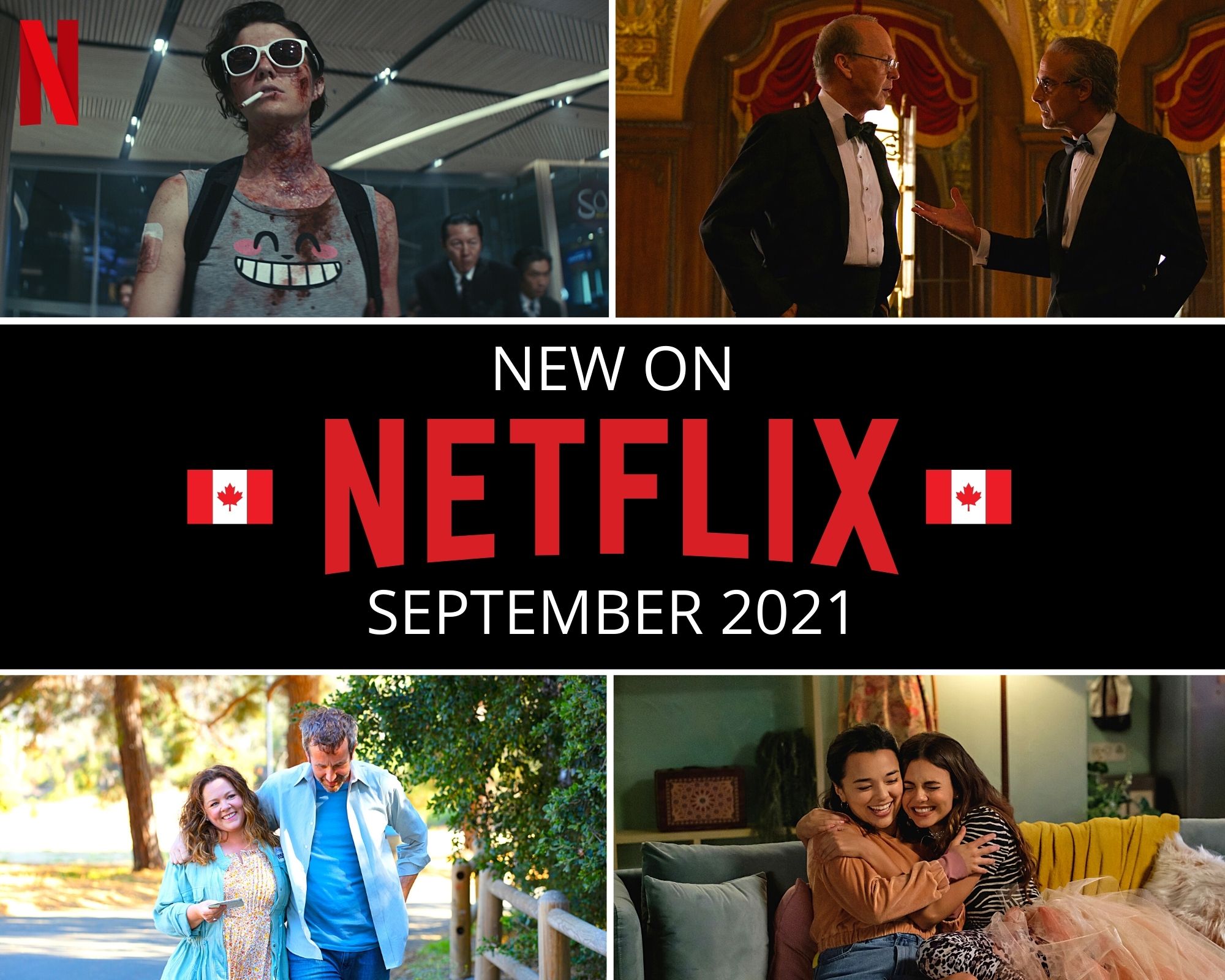 Netflix Canada collage