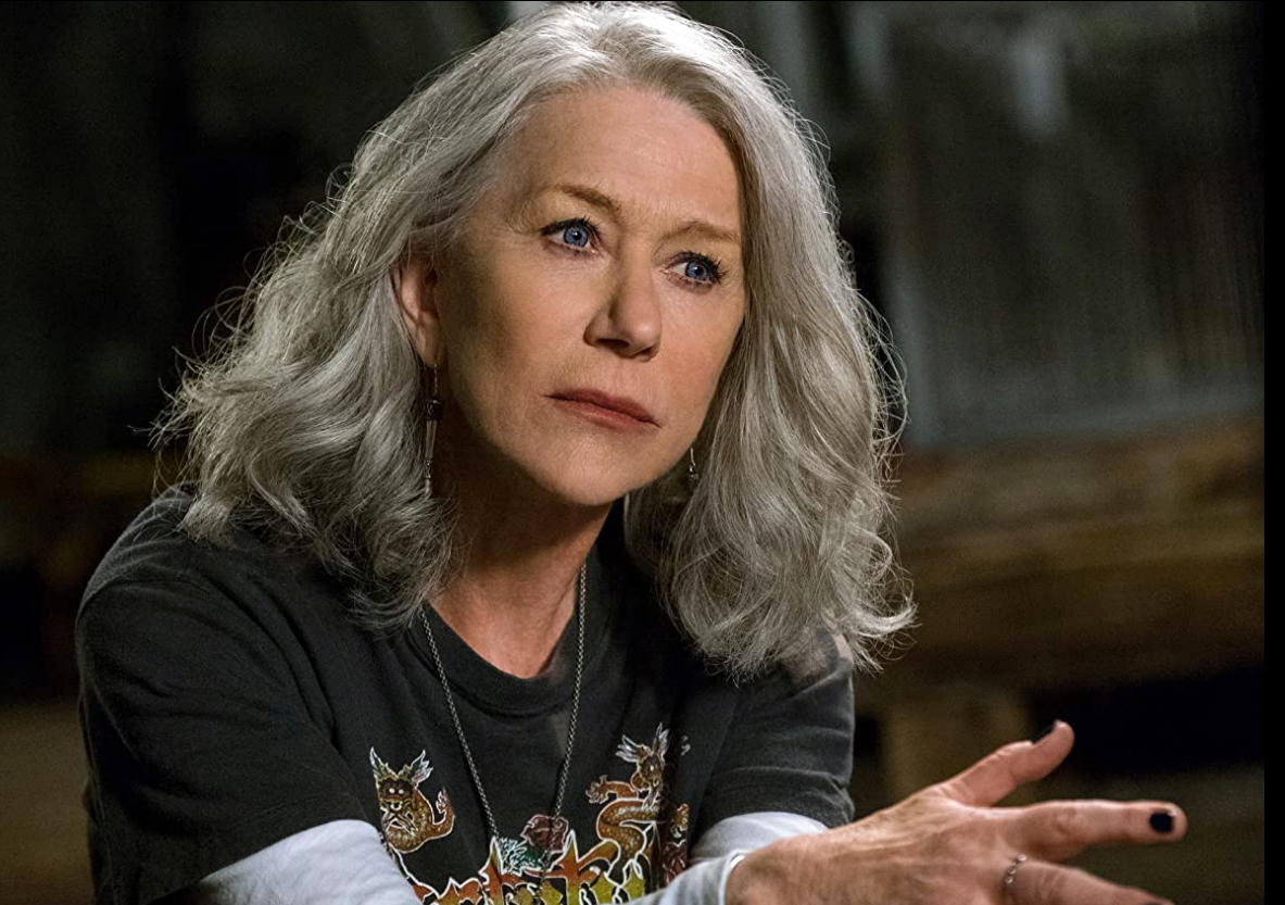 Helen Mirren in Collateral Beauty. Photo by Barry Wetcher / 2016 Warner Bros. 