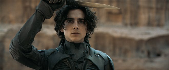 Timothée Chalamet as Paul Atreides in Dune.