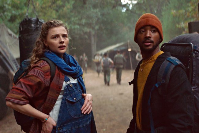 In a post-apocalyptic world rocked by a violent android uprising, a young pregnant woman (Chloë Grace Moretz) and her boyfriend desperately search for safety.