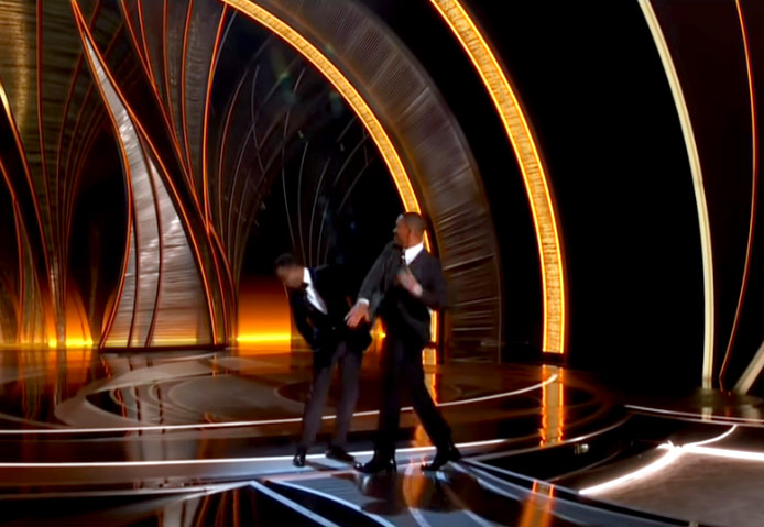 Will Smith attacks Chris Rock at the Oscars