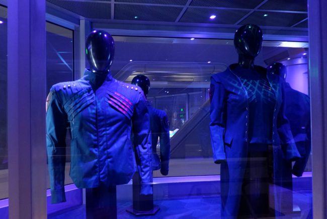 A variety of uniforms from the Nova Corps, the peacekeeping force of Xander, are on display, including Corpsman, Denarian, Millennian, Centurion and Nova Prime – which reflect the various ranks of the officers. 