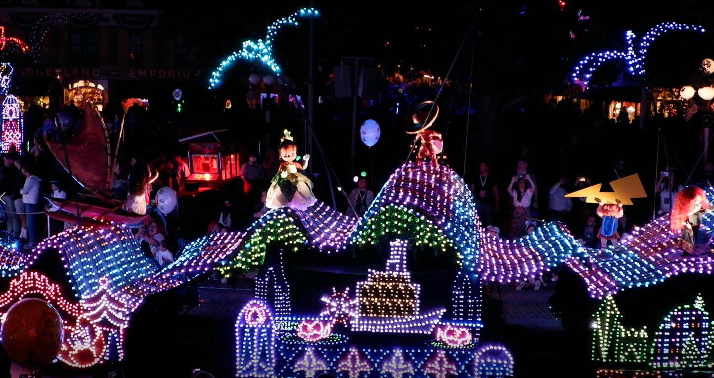 Main Street Electrical Parade at Disneyland Main Street