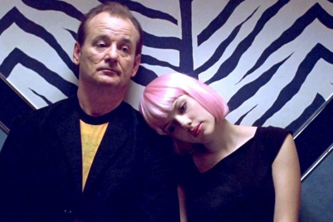 Sofia Coppola’s classic had unexpected chemistry between an 18-year-old Scarlett Johansson and a 52-year-old Bill Murray. While not overtly romantic, the pair share a complicated, intimate relationship that results in a single kiss.