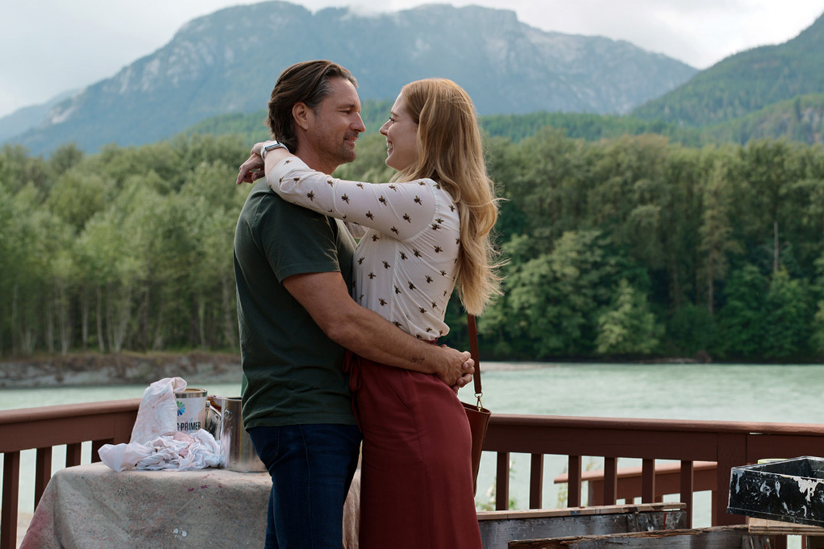 Martin Henderson and Alexandra Breckenridge in Virgin River. Photo: Netflix